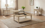 Lindenton Wood Lift-Top Coffee and End Table Set