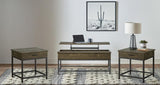 Byers Lift Top Coffee and End Table Set Brown Oak
