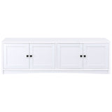 Laughlin 4-door Engineered Wood 78-inch TV Stand