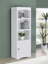 Laughlin 3-shelf Engineered Wood Media Tower