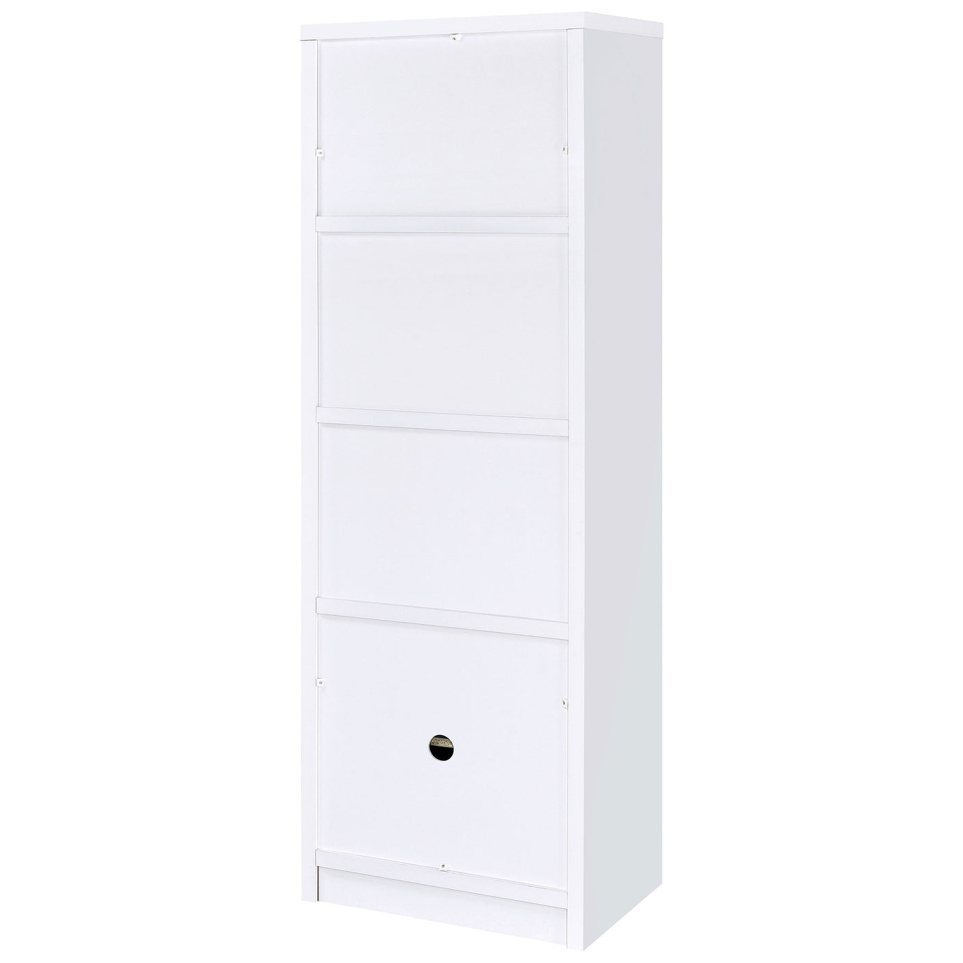 Laughlin 3-shelf Engineered Wood Media Tower