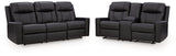 Mackmenville Reclining Sofa and Reclining Loveseat with Console Living Room Set