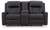 Mackmenville DBL Reclining Loveseat w/Console