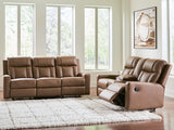 Mackmenville Reclining Sofa and Reclining Loveseat with Console Living Room Set