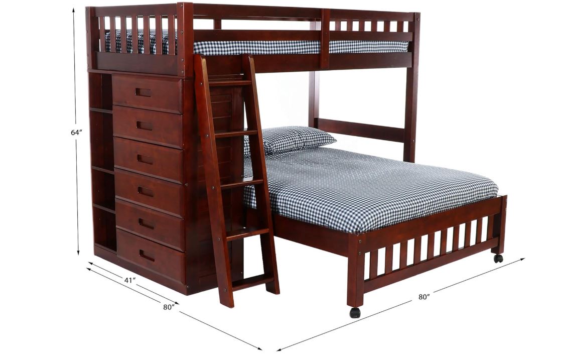 Luna Twin Over Full Bunkbed