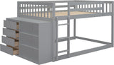 Hudson Full Over Full Bunk Bed w/ Storage