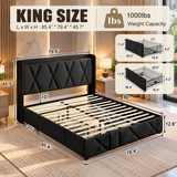 HavenLux Storage Bed
