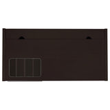 Halston 47-inch 2-drawer Office Desk with Cabinet Cappuccino