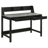 Besler 47-inch SmartTop Writing Desk with Shelf Cement and Natural