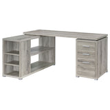 Yvette 60-inch 3-drawer L-Shape Computer Desk