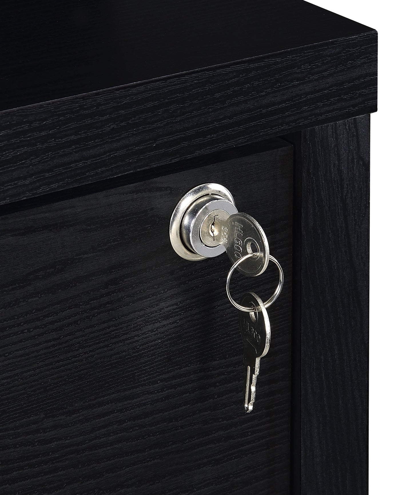 Westpark 3-shelf Bookcase USB and Lockable Drawer