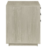Loomis 3-drawer Home Office File Cabinet Whitewashed Grey