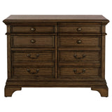 Hartshill 5-drawer Home Office File Cabinet Burnished Oak