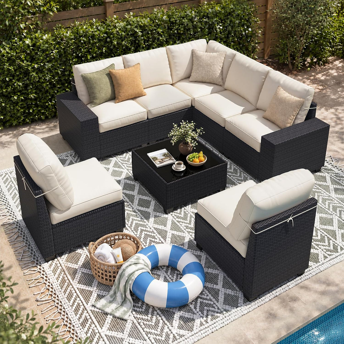Dwight 8pc Patio Sectional