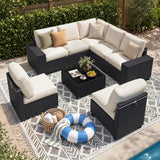 Dwight 8pc Patio Sectional