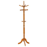 Achelle 11 Hook Freestanding Coat Rack Hat Hanger Tobacco