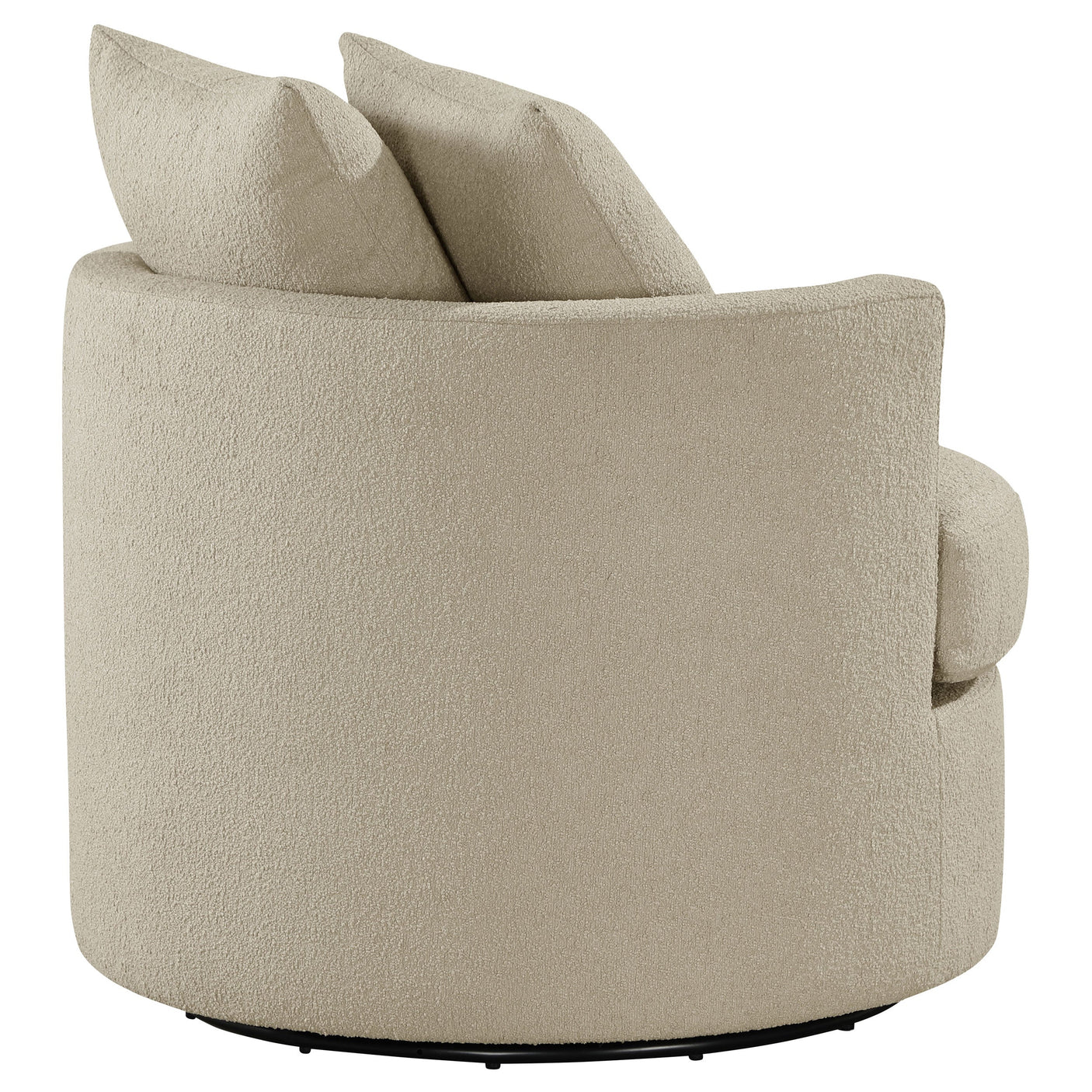 Debbie Upholstered Swivel Accent Chair