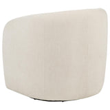 Gerley Chenille Upholstered Swivel Accent Chair Beige
