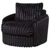 Sarco Corduroy Upholstered Swivel Accent Arm Chair