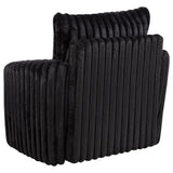 Sarco Corduroy Upholstered Swivel Accent Arm Chair