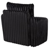 Sarco Corduroy Upholstered Swivel Accent Arm Chair