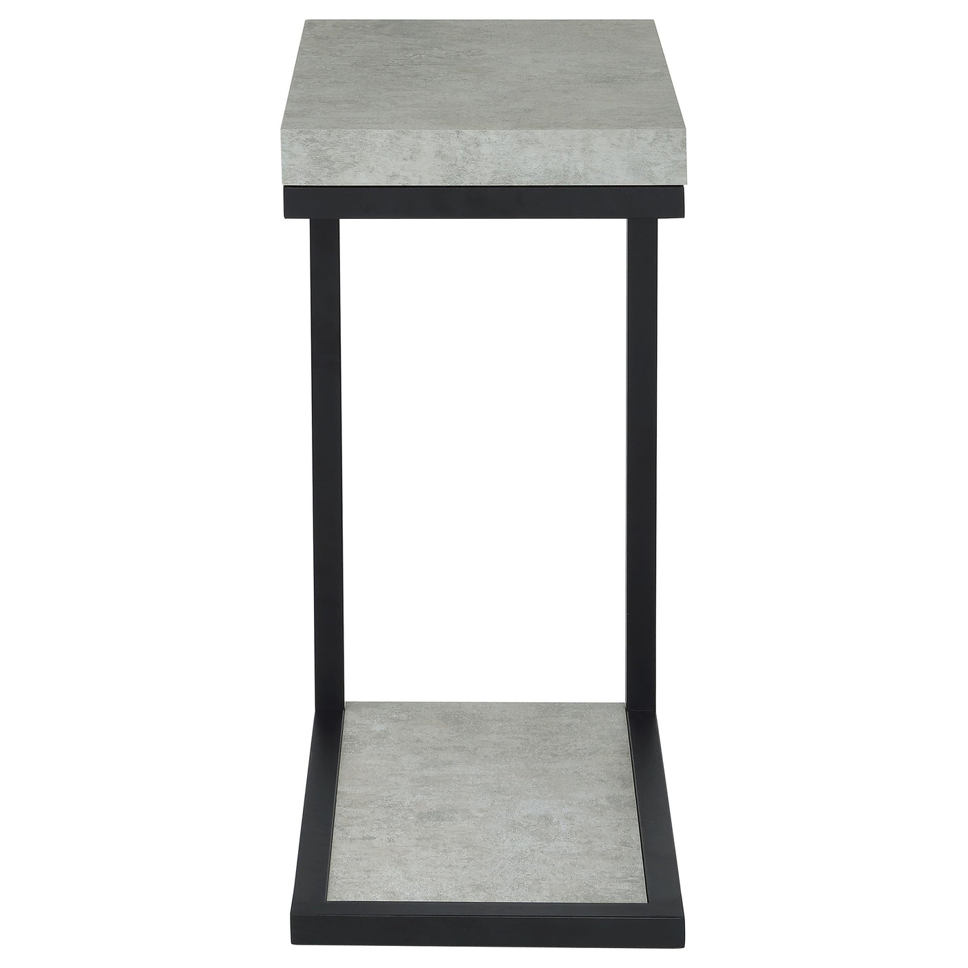 Beck Engineered Wood C-Shape Sofa Side Table