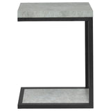 Beck Engineered Wood C-Shape Sofa Side Table