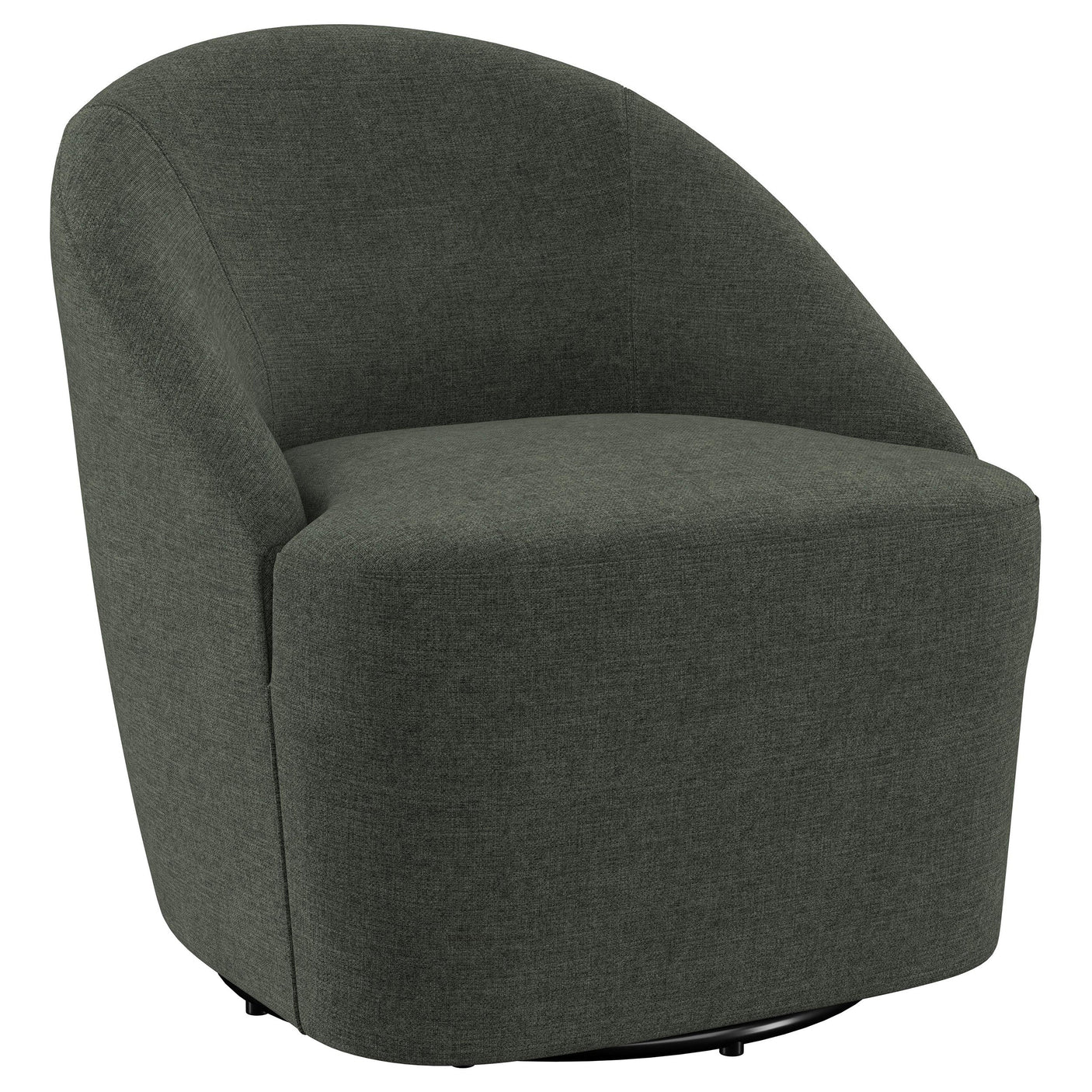 Leon Upholstered Accent Swivel Chair