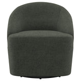 Leon Upholstered Accent Swivel Chair