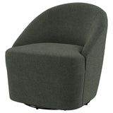 Leon Upholstered Accent Swivel Chair