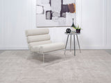 Serreta Boucle Upholstered Armless Acrylic Chair