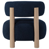 Zonie Boucle Upholstered Back Accent Chair