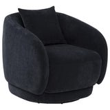 Arnaud Chenille Upholstered Swivel Accent Chair