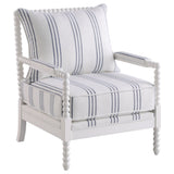Blanchett Upholstered Bobbin Accent Chair