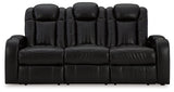 Caveman Den Power Reclining Sofa with Adjustable Headrest