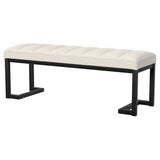 Mesa Boucle Upholstered Tufted Accent Bench