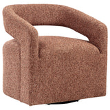 Westhill Boucle Upholstered Swivel Accent Chair