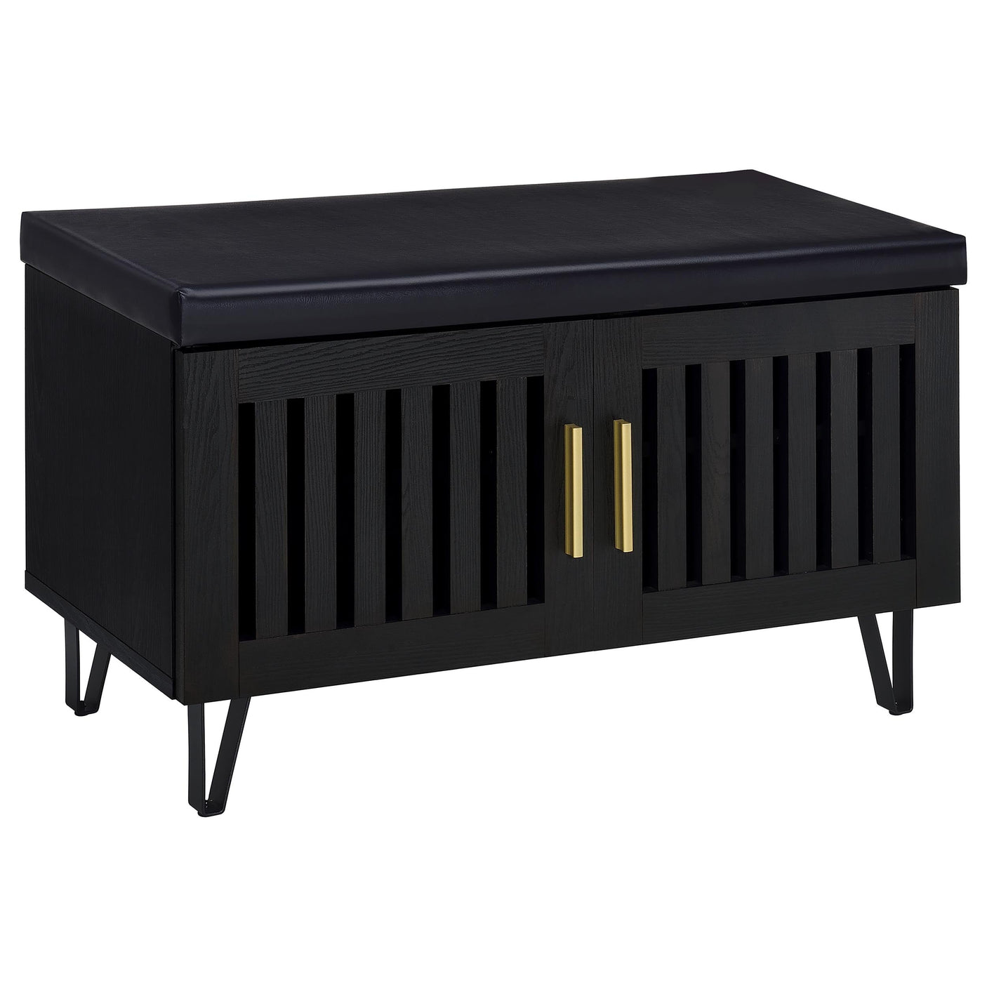 Brixton 2-door Padded Entryway Shoe Storage Bench