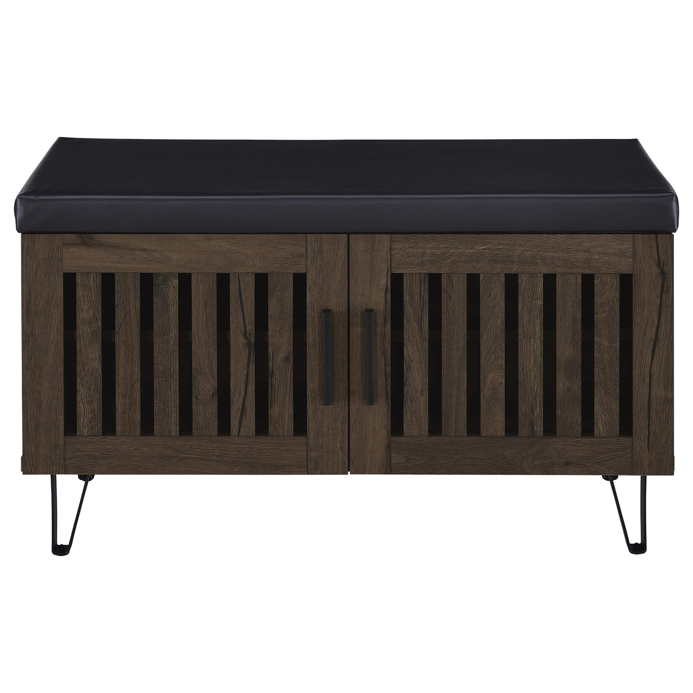 Brixton 2-door Padded Entryway Shoe Storage Bench