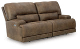 Time-Piece 2 Seat Power Reclining Sofa Adjustable HDREST