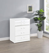 Danbury 3-drawer Makeup Vanity & Stool Set High Gloss
