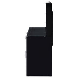 Flora 2-drawer Vanity Set with LED Mirror High Gloss