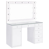 Acena 7-drawer Vanity Set with ing High Gloss