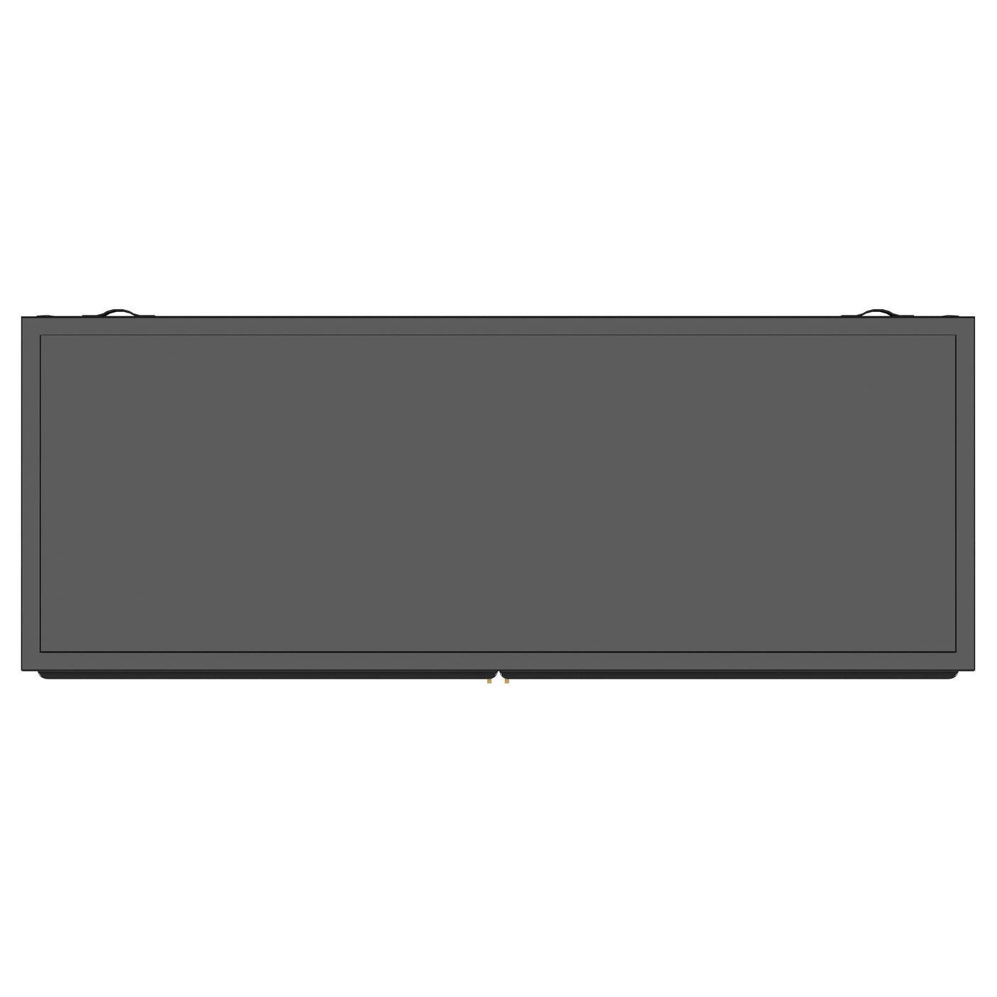 Dalia 2-door Accent Storage Cabinet with Shelving Black