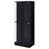 Cabra 4-door LED Curio Display Cabinet High Gloss