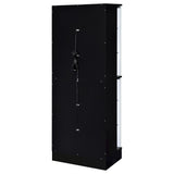 Cabra 4-door LED Curio Display Cabinet High Gloss