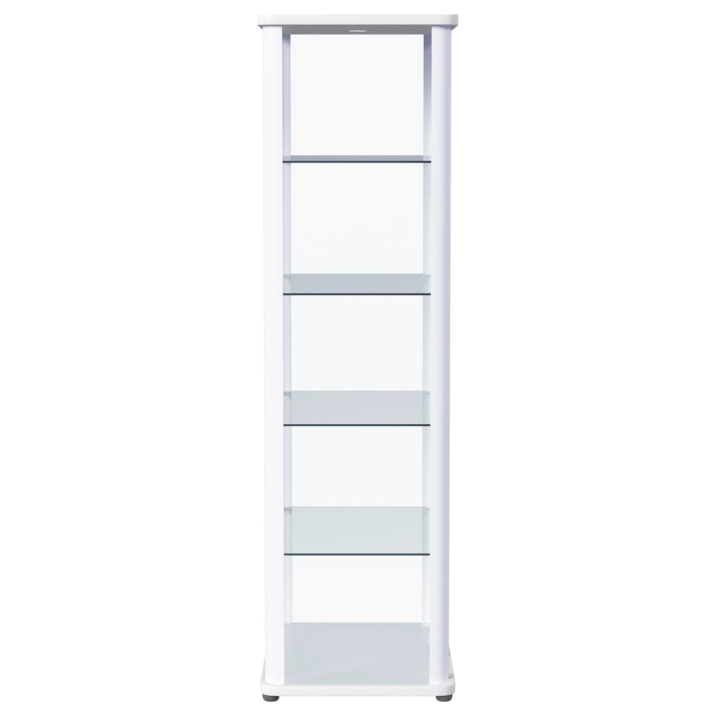 Aero 5-shelf Display Curio Cabinet with LED