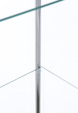 Bellatrix 4-shelf Clear Glass Curio Cabinet