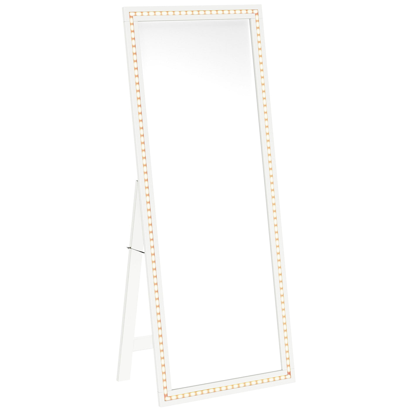 Windrose 28 x 67 Inch Tempered LED Standing Mirror