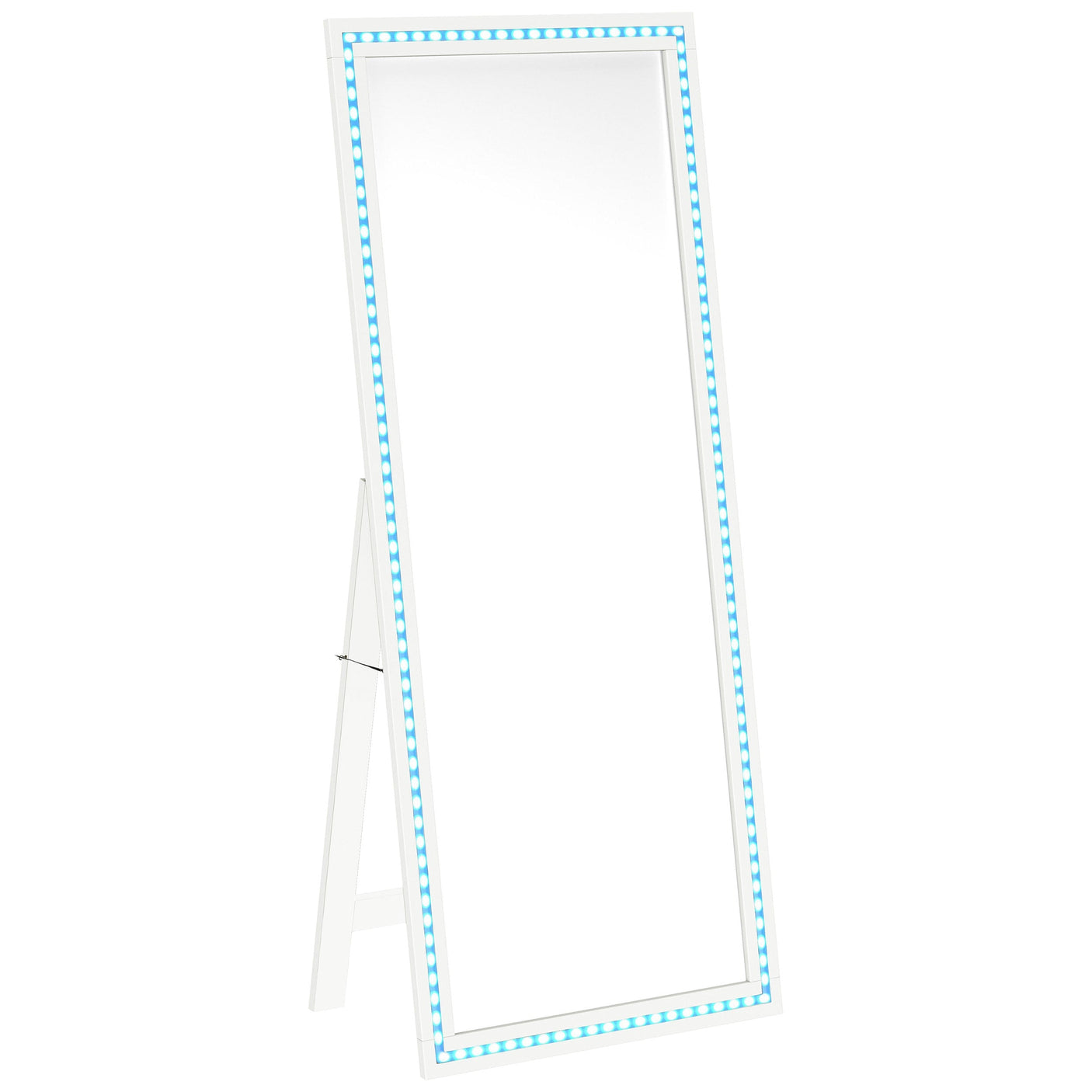 Windrose 28 x 67 Inch Tempered LED Standing Mirror
